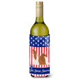 thumbnail image 1 of Botella de vino Aislante Caroline's Treasures USA Patriotic Shih Tzu 750 ml multicolor BB3346LITERK, 1 of 1