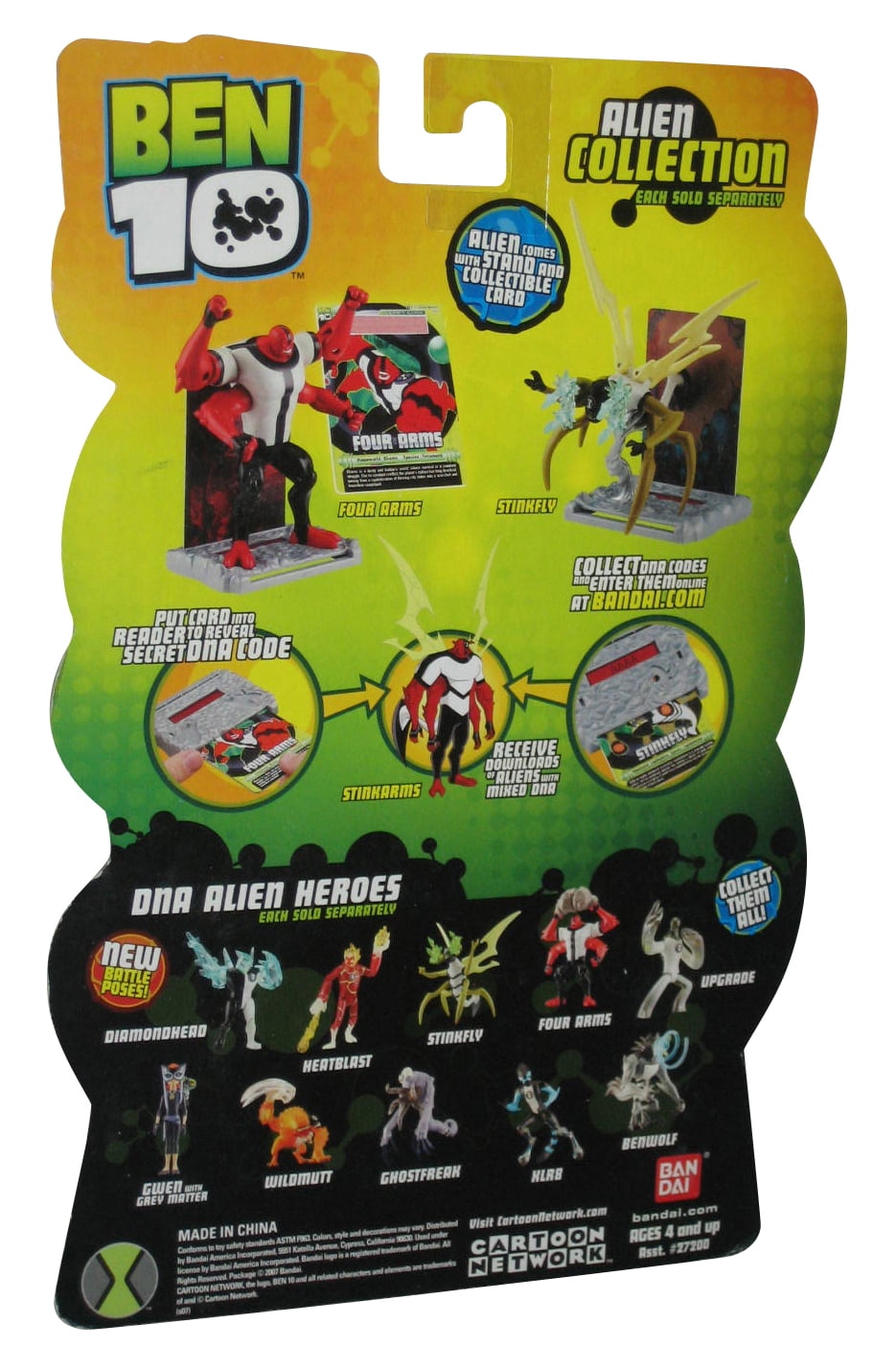 Bandai America Ben 10 Alien Collection Series 1 GreyMatter Action