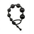 thumbnail image 2 of Anal Beads Long Hard Silicone Butt Adult Flexible Increasing Size String Black, 2 of 5