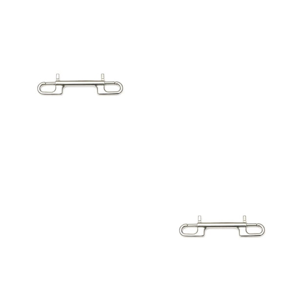 Sonducket Gancho a presión Firmeza Artesanía Ganchos de doble extremo Solidez Seguridad Sin nudo Hebilla de metal Abrazadera de buceo 120 mm Doble 120 mm de doble extremo 2piezas Sonducket CBP378237