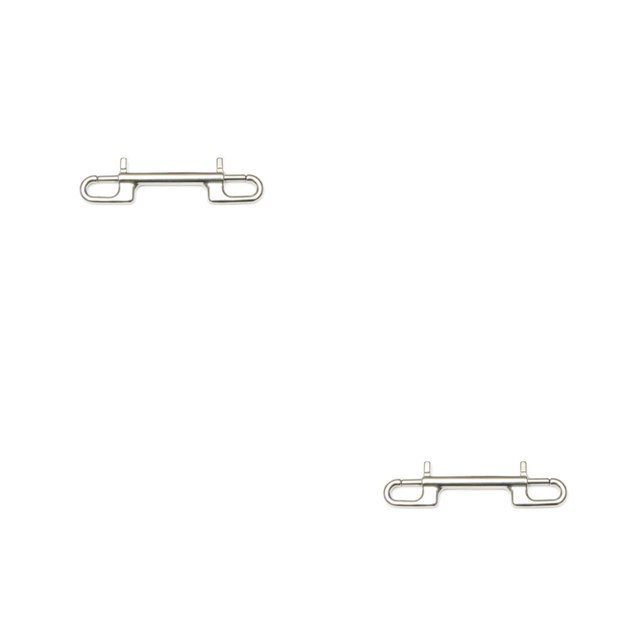 Sonducket Gancho a presión Firmeza Artesanía Ganchos de doble extremo Solidez Seguridad Sin nudo Hebilla de metal Abrazadera de buceo 120 mm Doble 120 mm de doble extremo 2piezas Sonducket CBP378237
