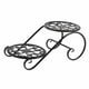 thumbnail image 1 of Soporte de Flores para Plantas de Balcón Interior de Metal (Negro), 1 of 9