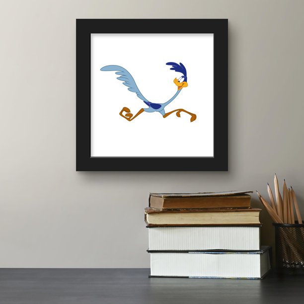 Gallery Pops Looney Tunes - Classic Road Runner Wall Art, Black