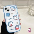 thumbnail image 1 of Carcasa Para Redmi Note 8 9 11 10s 11s 1011Pro 10Pro Max 9s Mi 11T Pro 10 A1 10A 9 10C 9T 9A A1 + 9C X3 NFC M3 Tpu Suave Borde Ondulado De Dibujos Animados Doraemon Estuche Lindo, 1 of 3