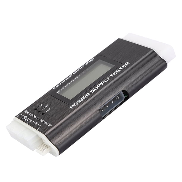 Probador de Fuente de Alimentació de PC, Probador de Fuente de Alimentació Atx, Pantalla Lcd de Aleació de Aluminio Universal Para Atx, BTX, ITX, TFX Admite Alarma