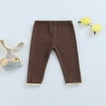 thumbnail image 6 of KEINXS Toddler Baby Girls Boys Leggines Rib Knit Lace Trim Pantyhose Winter Warm Tights Leggings Pants Beige 2-3 Years, 6 of 10