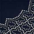 thumbnail image 3 of Noble House Midnight 5' 3" x 7' Outdoor Border Area Rug in Navy and Ivory, 3 of 5
