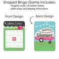 thumbnail image 3 of Big Dot of Happiness Let’s Go Glamping - Bingo Cards and Markers - Camp Glamp Party or Birthday Party Bingo Game - Set of 18, 3 of 5