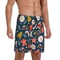thumbnail image 2 of Fotbe Holiday Christmas Cookies Pajama Shorts for Men, Men's Pajama Bottoms, Sleepwear,Short Pajama Pants-X-Large, 2 of 9