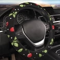 thumbnail image 4 of Uemuo Sweet Red Cherry Printed Car Elastic Steering Wheel Cover - Universal Car Accessory for Diverse Cars Anti-Slip, and Comfortable- 15", 4 of 8