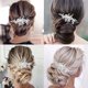 thumbnail image 1 of Pinza de pelo de boda, peine de pelo de Diamante nupcial, peine de pelo de perlas de cristal, accesorio de pelo de boda, peine de pelo de boda decorativo, accesorios para el cabello para novias Gi, 1 of 2
