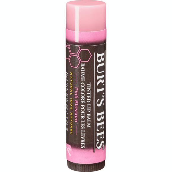Burt's Bees 100% Natural Origin Tinted Lip Balm, Pink Blossom 4.25 g