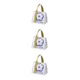 thumbnail image 4 of Cateissary Bolsa de almuerzo Aislamiento térmico impermeable Caja de almuerzo Bolso portátil Blanco Type1 NO1, 4 of 6