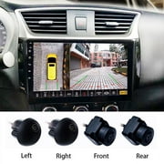 360 Car Camera Panoramic Surround 1080P AHD Right+Left+Front+Rear Camera System for Android Auto Radio