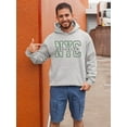 thumbnail image 2 of Nyc Brooklyn College Style Hoodie Men -Image by Shutterstock, Male Small, 2 of 4