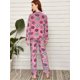 thumbnail image 2 of Pijama Polar Mujer Con Capucha Set 2 Pza Dama Diseño Estampa LOLE Pijama, 2 of 3