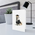thumbnail image 5 of DistinctInk Greeting Card / Note Card - Akita Graduation - PACK of 100, 5 of 7