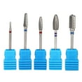 thumbnail image 2 of Electric Nail Cuticle Clean Polishing Grinding Barrel Head - 5 5 Bits, 2 of 8