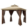 thumbnail image 1 of Garden Winds Replacement Canopy Top Cover for Aleko Wooden Gazebo - Riplock 350, 1 of 5