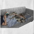 thumbnail image 6 of Seattle Skyline Soft Flannel Fleece Blanket, Real Image Scenery of Waterfront Attractions in Elliott Bay Outdoor Scene, Cozy Plush for Indoor and Outdoor Use, 70" x 90", Multicolor, by Ambesonne, 6 of 6