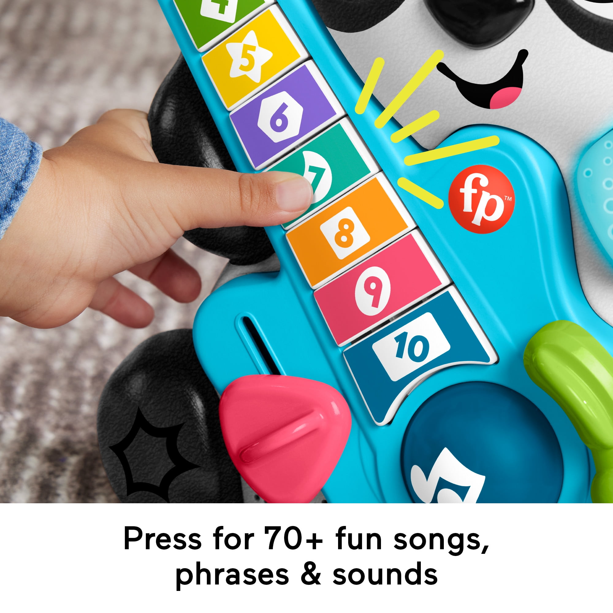 FisherPrice Link Squad Jam & Count Panda Baby Learning Toy with Music & Lights, 9+ Months  (图5) FisherPrice Link Squad Jam & Count Panda Baby Learning Toy with Music & Lights, 9+ Months  (图5)