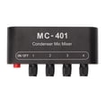 thumbnail image 3 of Condenser Mic Mixer, DC 5V 4 In 1 Out Mic Mixer 3.5mm Stereo Small Portable Condenser Microphone Mixer Extender For Headphone Speaker PC, 3 of 8