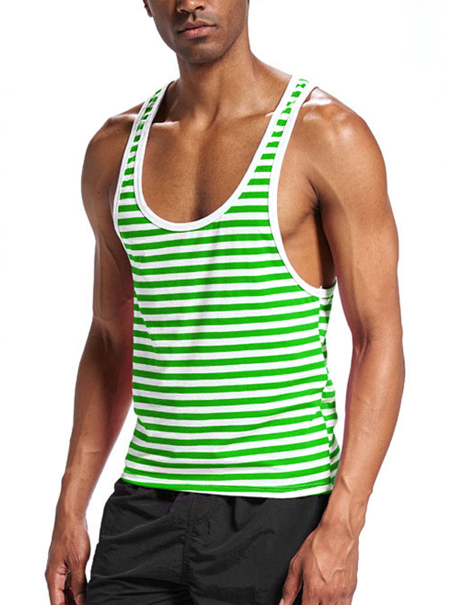 Fashion Mens Mesh Vest T Shirt Fishnet Causal Cool Tee Beach Summer Blouse Tops 