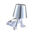 thumbnail image 1 of Lámpara de mesa con Control táctil Salvador recargable LED 3 modos de iluminación inalámbrica Plata de rodillas, 1 of 9