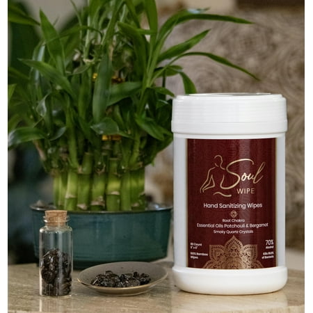 Hand Sanitizer with Patchouli and Bergamot Essential Oils / Root Chakra Aromatherapy.