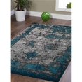 thumbnail image 1 of Get My Rugs MX0019M1703A9 5 x 8 ft. Machine Woven Polypropylene Area Rug, Turkish Oriental - Ivory Blue, 1 of 1
