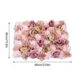 thumbnail image 3 of 6PCS Silk Rose Artificial Flower Wall Panel Wedding Party Backdrop Decoration 60x40cm for Wedding Sites, Photography Buildings, Clothing Stores, 3 of 11