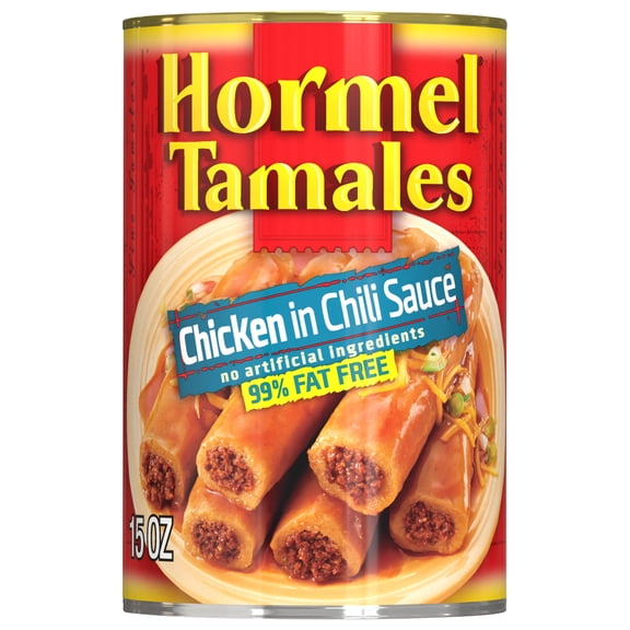 HORMEL Chicken Tamales, Shelf-Stable, 15 oz Steel Can