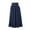 Blue, variant on Womens Elegant Festival Solid Color A Skirt Vintage Waist Pleated Zipper Skirt Long Skirt with Slit Mesh Skirts for Women Ruffle Skirt Women Womens Long Skirts Denim Ruffle Skirt Midi Skirts with