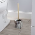thumbnail image 3 of ELLE Paris Square Toilet Bowl Brush in Agate, 3 of 5