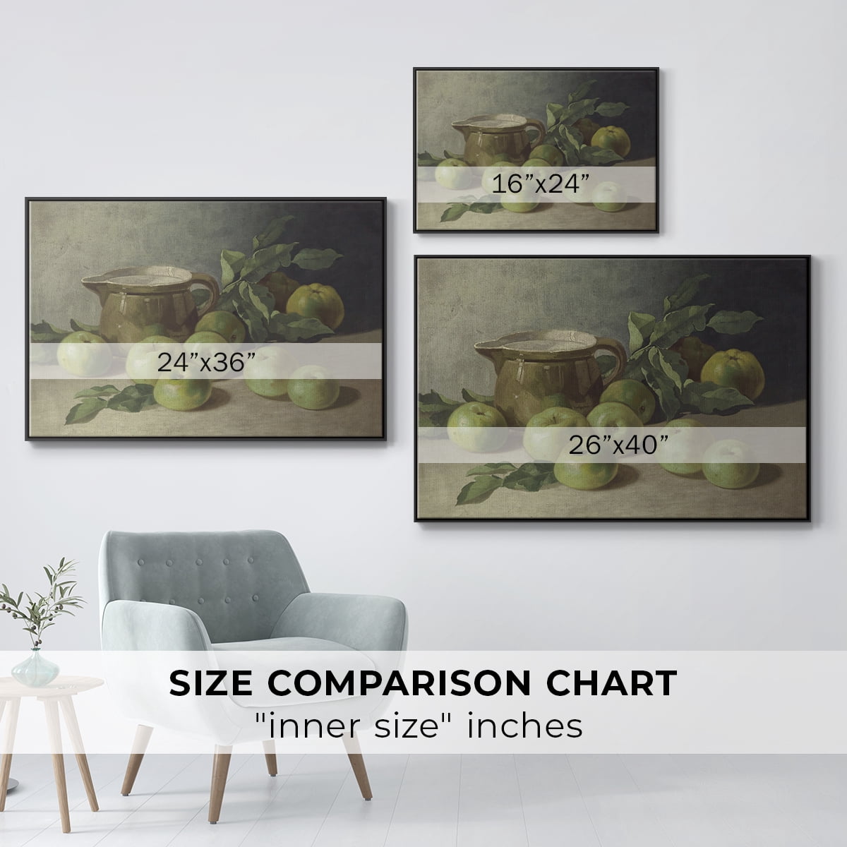 Vintage Botanical Print-LXXXVI By Wexford Home Framed in Black Wood Gallery Wrapped Canvas 27 in. x 41 in.