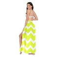 thumbnail image 3 of Bright Chevron Pattern Women's Swimwear Cover Up Beach Dress Strappy Adjustable Strap Summer Beach Versatile Cover Up, 3 of 7