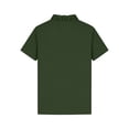 thumbnail image 5 of Craaazy Women's Summer Solid Color Short Sleeve Topss, V Neck Ruffle Trim Casual Shirt, Loose Fit Comfy Blouse for Everyday Outfits Gifts, 5 of 6