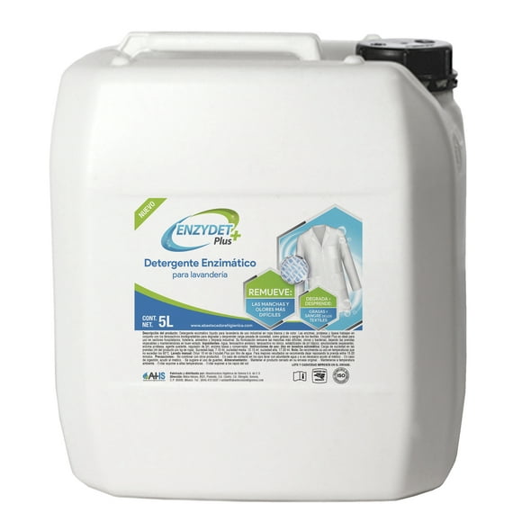Detergente Enzimático Para Lavandería Enzydet Plus - 5 Lts