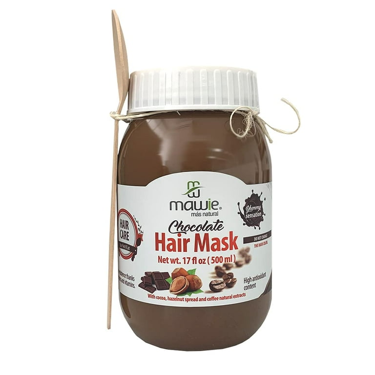 Mawie Chocolate Gourmet Hair Mask with Cocoa and coffee. Adds