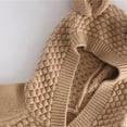 thumbnail image 6 of SGMVNU Sweaters for Girls Fall Winter Childrens Sweater Boys Sweater Cardigan Baby Pure Color Knitted Cardigan Coat Knitwear Tops(Size 4-5 Years, Khaki), 6 of 6