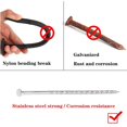 thumbnail image 2 of Piquetas de Anclaje en Espiral para Bordes de Jardín Uitose de Acero Inoxidable de 6 Pulgadas, Paquete de 17, 2 of 7