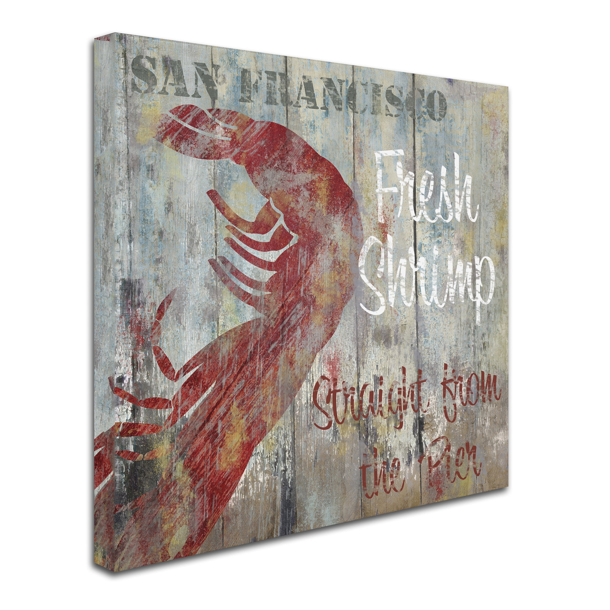 Trademark Fine Art "Restaurant Seafood I" Canvas Art by Color Bakery