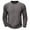 Grey, variant on Hiiyo Men's Cotton T-Shirt Long Sleeve Round Neck T Shirt Undershirt, Grey