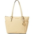 thumbnail image 4 of Michael Kors Womens Jet Set Item East/West Top Zip Tote Buttermilk One Size MK Signature, 4 of 5