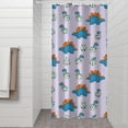 thumbnail image 2 of Lavender Dinosaurs Hatching Eggs Shower Curtain 36"x72" ,Bathroom Decorative Shower Curtains Set with 12 Hooks,Modern Waterproof Washable Shower Curtain, 2 of 6