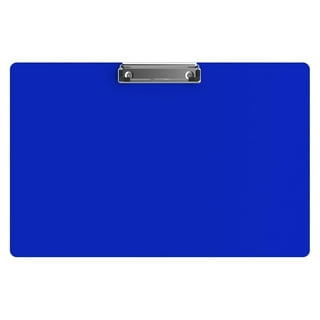 Acocony 11x17 Clipboard Vertical Extra Large Clipboard Super Tough 11 x 17 Clipboards Low Profile Clip Not Fragile PP Plastic Blue Pack of 1