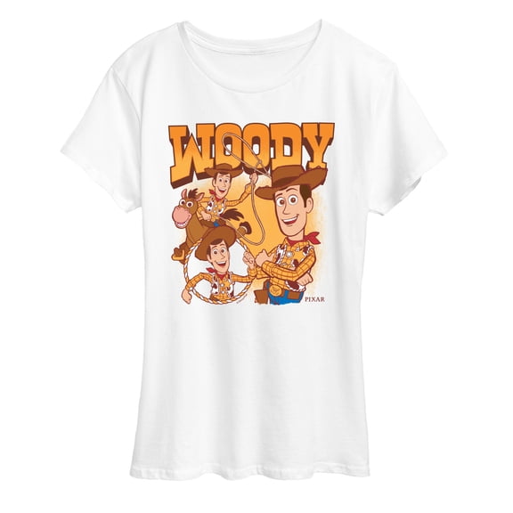 Toy Story - Woody Bootleg - Women's Short Sleeve Graphic T-Shirt