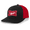 Black/Red, variant on Mens MAGA Trump Red Label Embroidered Mesh Back Trucker Hat-Heather Grey/Flag