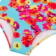 thumbnail image 6 of Atogsazn Children's Girl Summer Swimsuit Kid Printed Long Sleeve Bathing Suit Onepiece Swimwear Clothes 06-Green 4-5 Years, 6 of 9