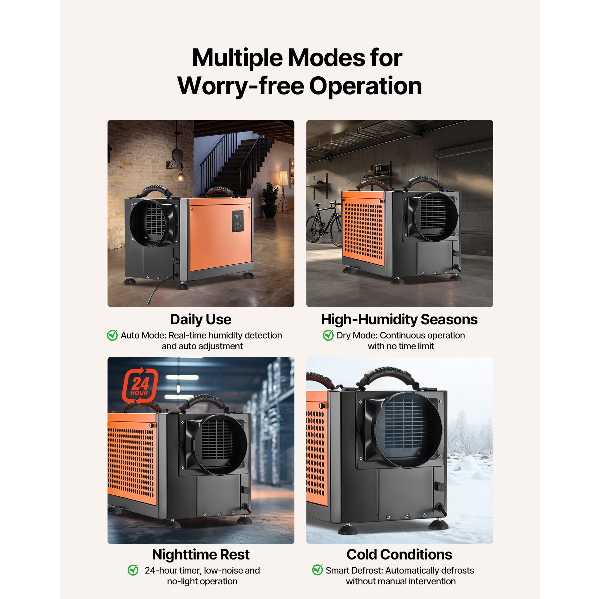 KFFKFF 70-Pint Commercial Dehumidifier with Pump, Portable Unit for Basements, Storage Rooms, and Industrial Spaces, Features Auto Defrost and Drainage, Durable Steel Construction